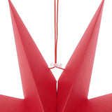 Rico Design - Großer Papierstern Auffaltbar (⌀ 45 cm) • Rot - Papierstern - ROSA ECK