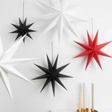 Rico Design - Großer Papierstern Auffaltbar (⌀ 45 cm) • Weiß - Papierstern - ROSA ECK