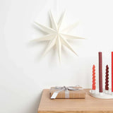 Rico Design - Großer Papierstern Auffaltbar (⌀ 45 cm) • Weiß - Papierstern - ROSA ECK