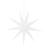 Rico Design - Großer Papierstern Auffaltbar (⌀ 45 cm) • Weiß - Papierstern - ROSA ECK