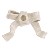Rico Design - Keramik Kerzenhalter Schleife (⌀ 21 mm) | Creme - ROSA ECK Concept Store