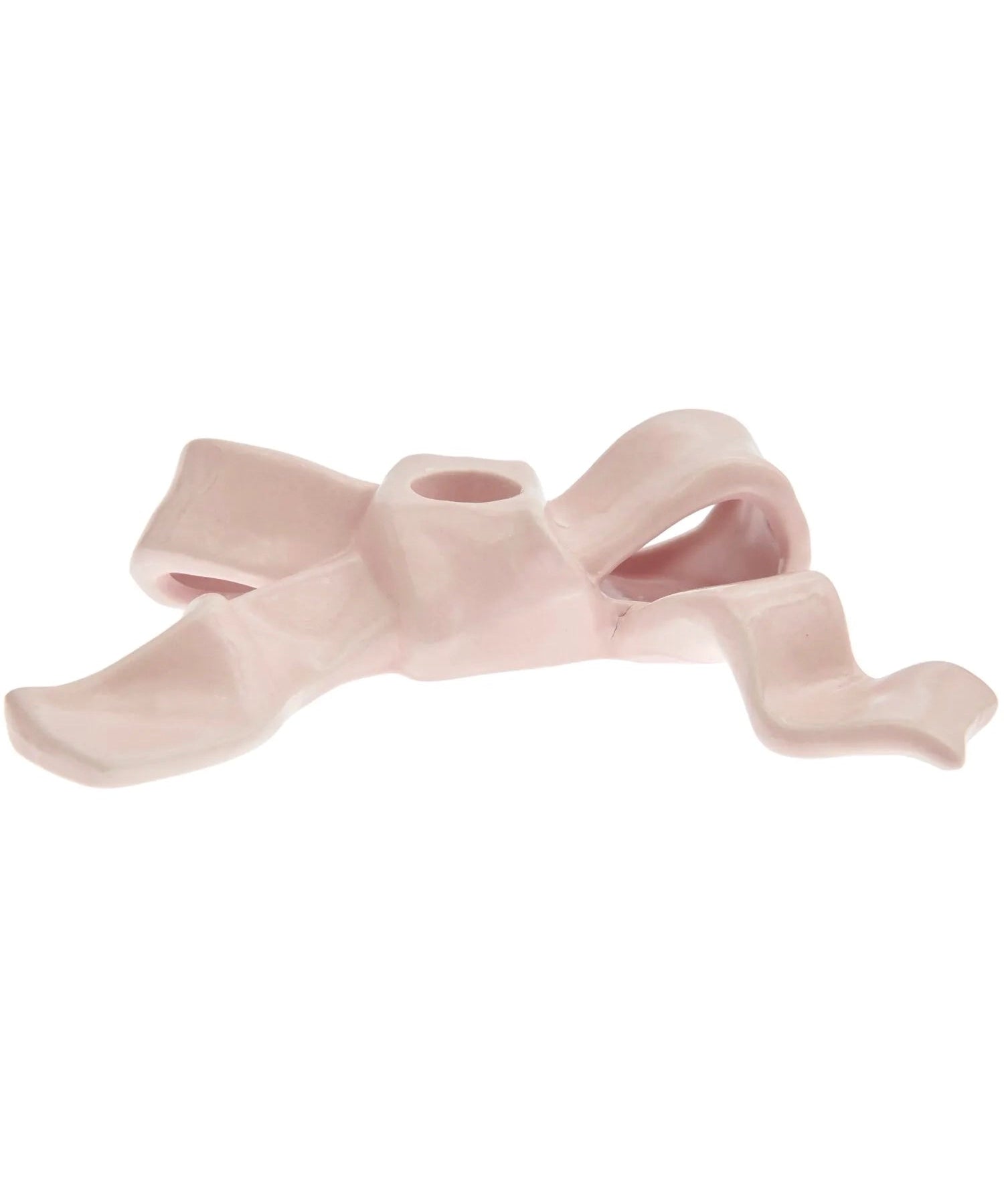 Rico Design - Keramik Kerzenhalter Schleife (⌀ 21 mm) | Rosa - ROSA ECK Concept Store