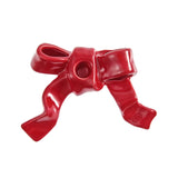 Rico Design - Keramik Kerzenhalter Schleife • Rot - Kerzenständer - ROSA ECK