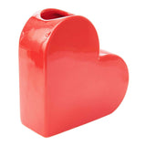 Rico Design - Keramik Vase Herz Rot - Vase - ROSA ECK - , ,