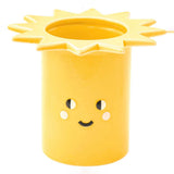Rico Design - Keramik Vase Sonne | Gelb - Vase - ROSA ECK - Gelb, ,