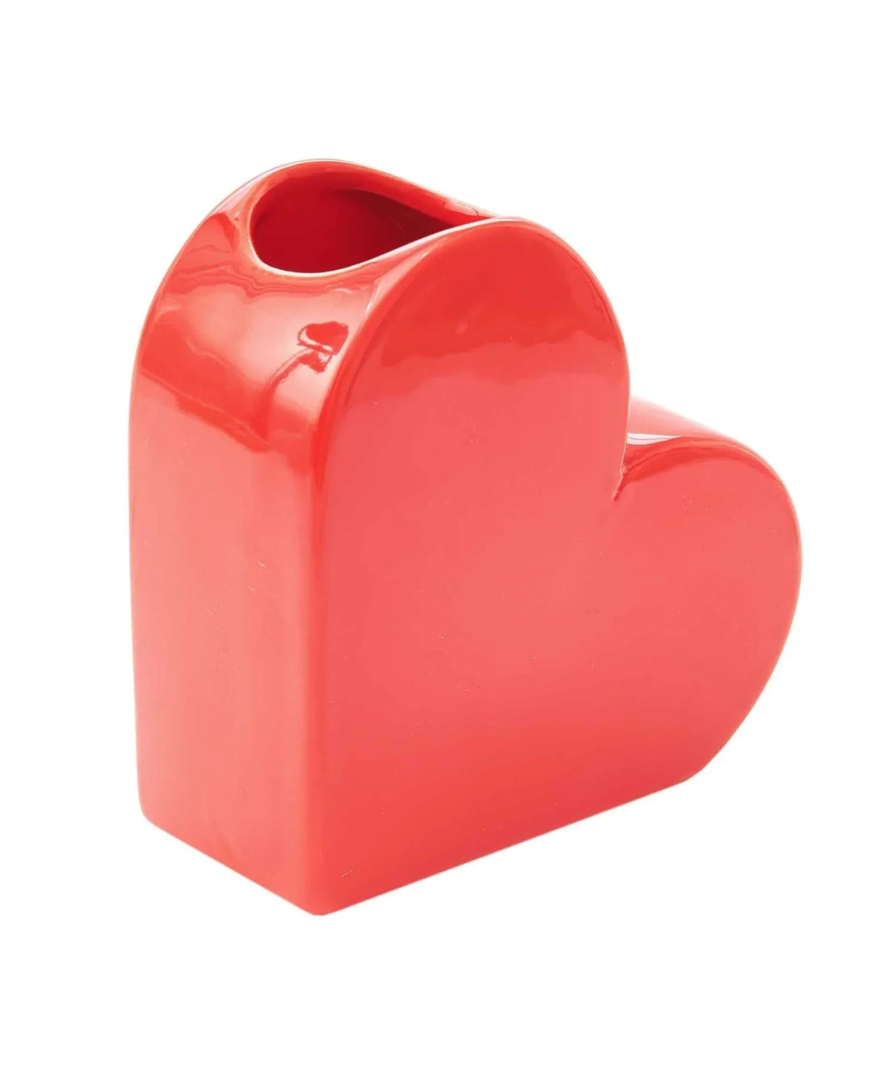 Rico Design - Kleine Keramik - Vase • Herz - Vase - ROSA ECK