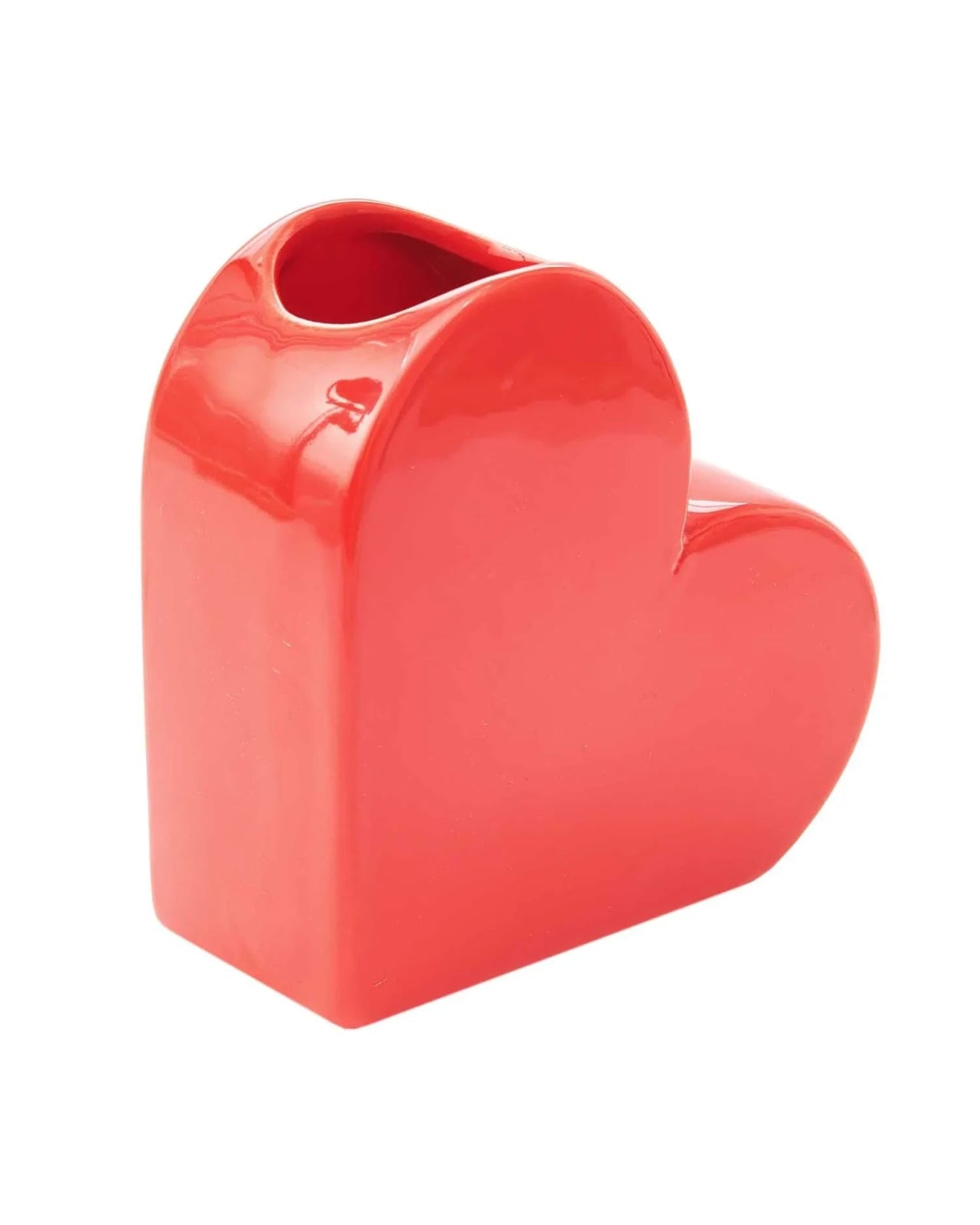 Rico Design - Kleine Keramik - Vase • Herz - Vase - ROSA ECK