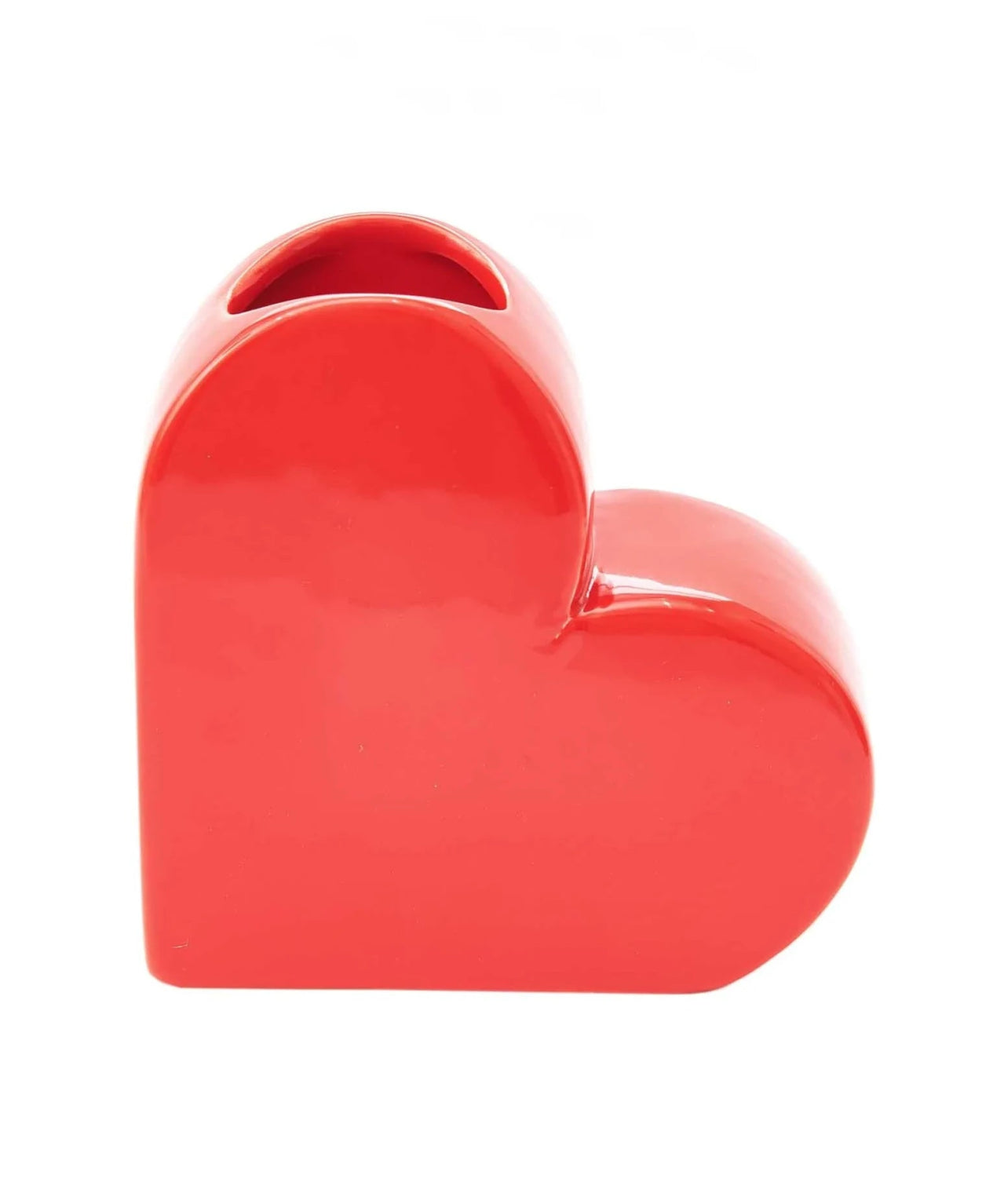 Rico Design - Kleine Keramik - Vase • Herz - Vase - ROSA ECK