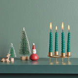 Rico Design - Mini - Spiralkerzen Set (10 Stück) | Green Mix - ROSA ECK Concept Store