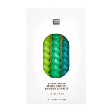 Rico Design - Mini - Spiralkerzen Set (10 Stück) | Green Mix - ROSA ECK Concept Store