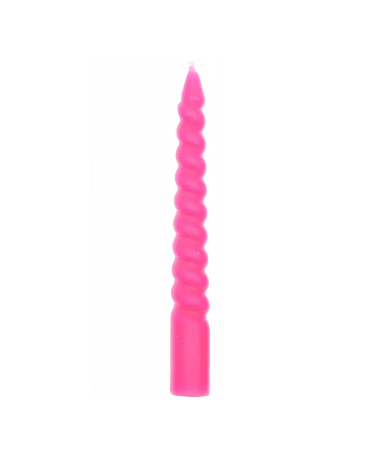 Rico Design - Mini - Spiralkerzen Set (10 Stück) • Neon Pink - Kerzen - ROSA ECK