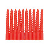 Rico Design - Mini - Spiralkerzen Set (10 Stück) • Neon Red - Kerzen - ROSA ECK