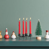 Rico Design - Mini - Spiralkerzen Set (10 Stück) • Neon Red - Kerzen - ROSA ECK