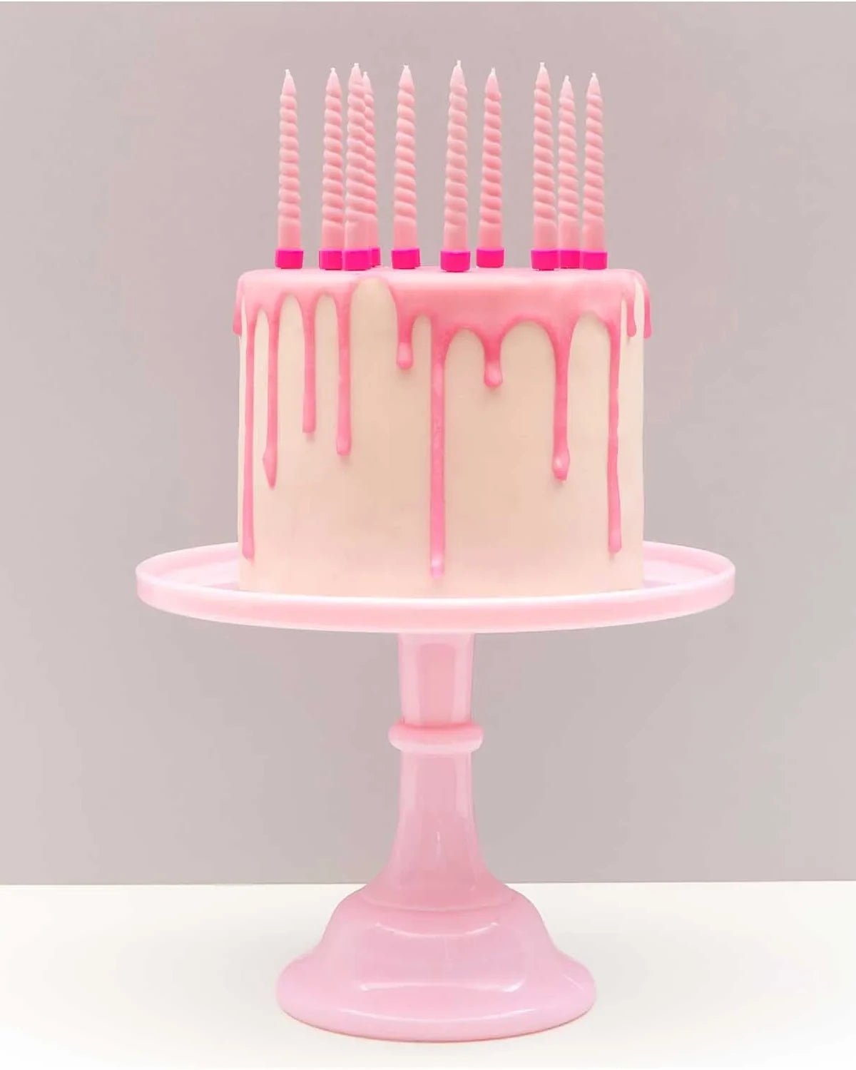 Rico Design - Mini - Spiralkerzen Set (10 Stück) • Rose - Kerzen - ROSA ECK