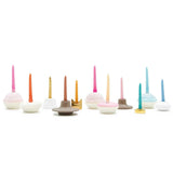 Rico Design - Mini - Spiralkerzen Set (10 Stück) | Smokey Blue Mix - ROSA ECK Concept Store