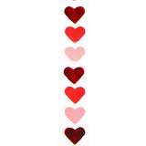 Rico Design - MINI - STICKER HERZEN • Neon/Rot (Rolle, 80 Stück) - Sticker - ROSA ECK