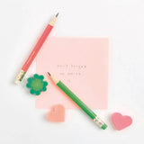 Rico Design - MINI‑RADIERGUMMI HERZ • Neonpink - Radiergummi - ROSA ECK