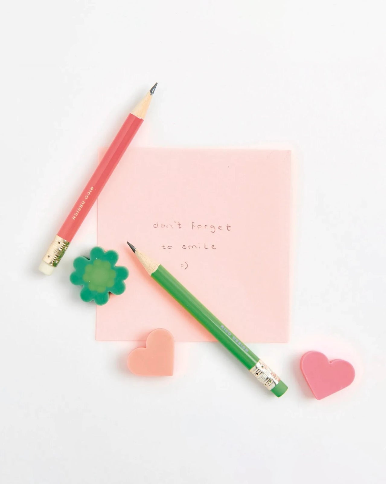 Rico Design - MINI‑RADIERGUMMI HERZ • Neonpink - Radiergummi - ROSA ECK