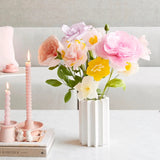 Rico Design - Papierblume • Rose Lila - ROSA ECK