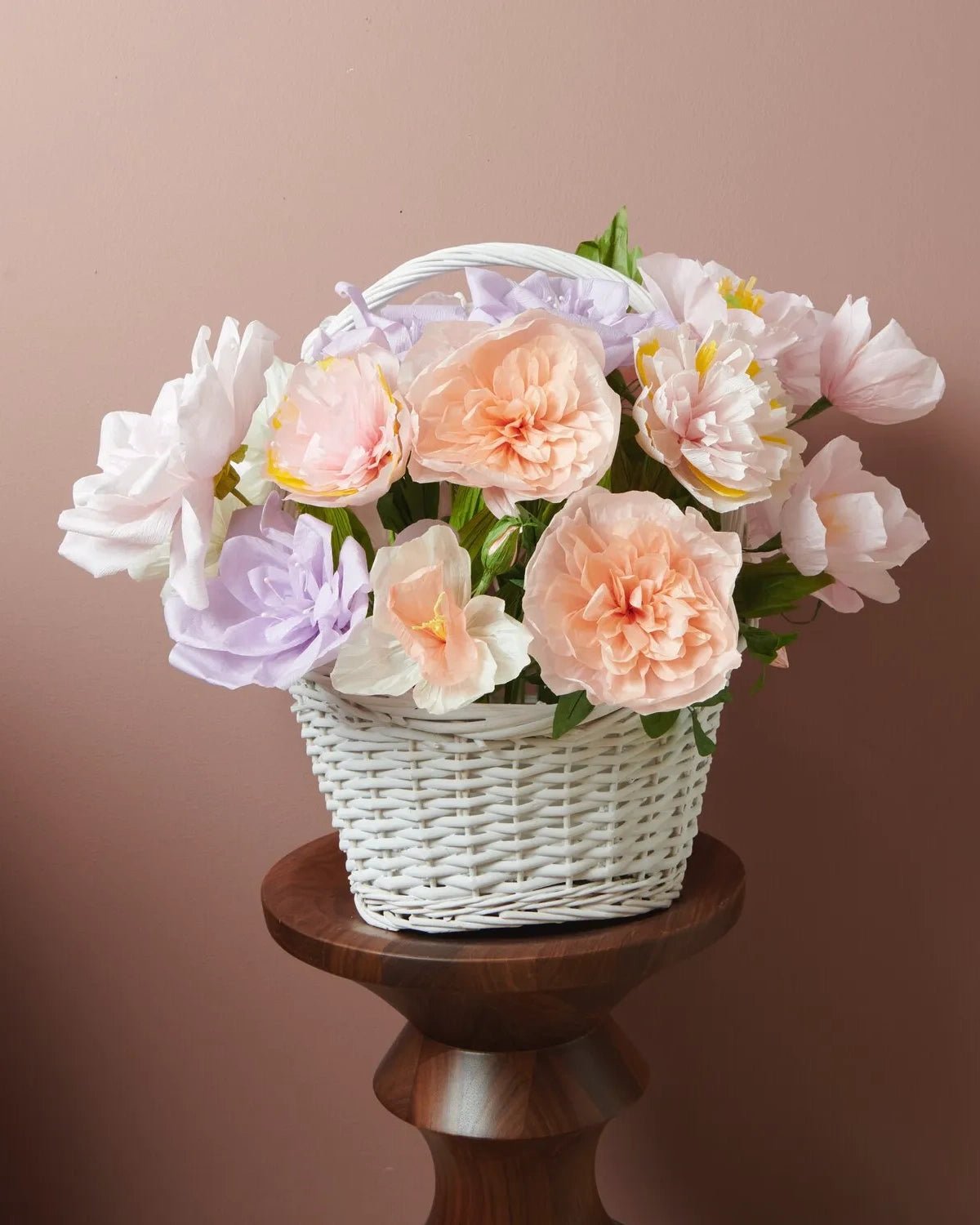 Rico Design - Papierblume • Rose Rosé - ROSA ECK