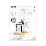 Rico Design - Papierstern Auffaltbar (⌀ 28 cm) • Irisierend - Papierstern - ROSA ECK