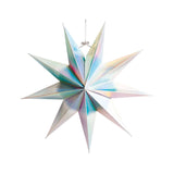 Rico Design - Papierstern Auffaltbar (⌀ 28 cm) • Irisierend - Papierstern - ROSA ECK