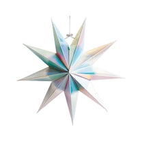 Rico Design - Papierstern Auffaltbar (⌀ 28 cm) • Irisierend - Papierstern - ROSA ECK