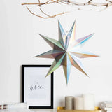 Rico Design - Papierstern Auffaltbar (⌀ 28 cm) • Irisierend - Papierstern - ROSA ECK