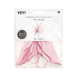 Rico Design - Papierstern Auffaltbar (⌀ 28 cm) • Rosa - Papierstern - ROSA ECK