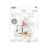 Rico Design - Papierstern Auffaltbar (⌀ 28 cm) • Rosa - Papierstern - ROSA ECK