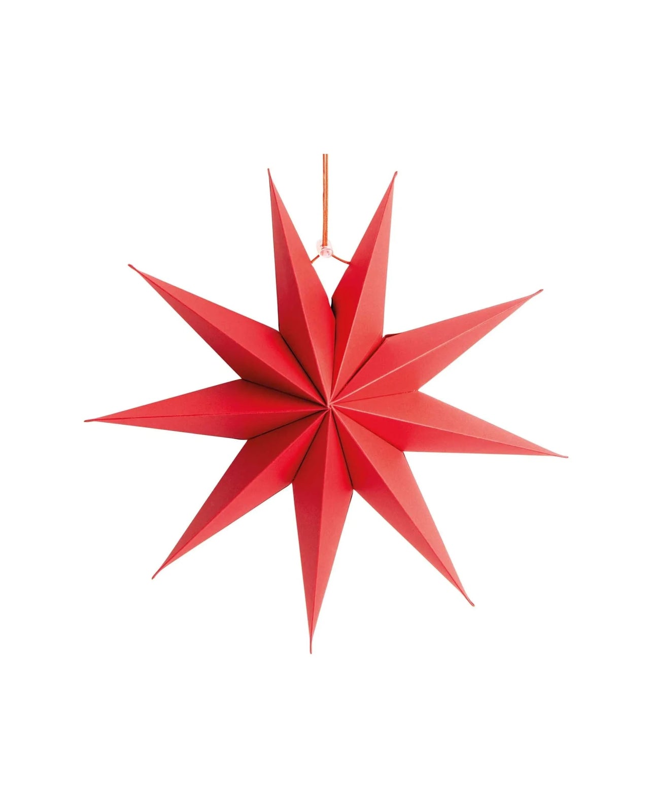 Rico Design - Papierstern Auffaltbar (⌀ 28 cm) • Rot - Papierstern - ROSA ECK