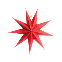 Rico Design - Papierstern Auffaltbar (⌀ 28 cm) • Rot - Papierstern - ROSA ECK