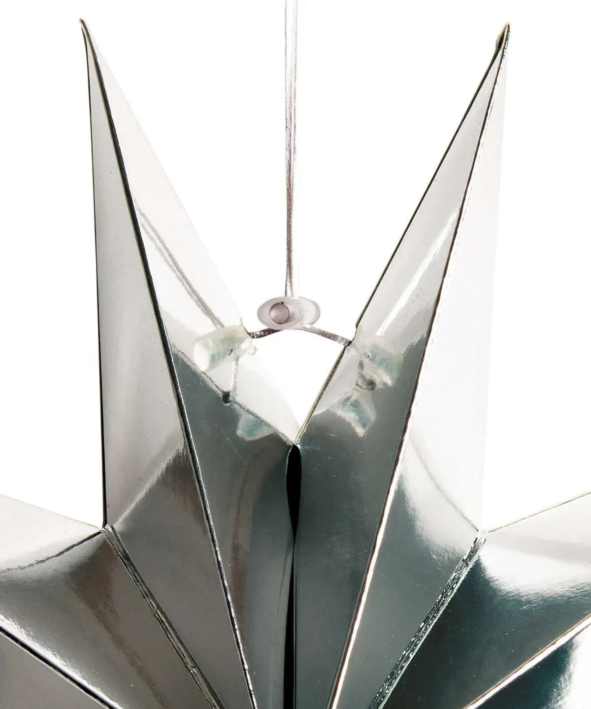 Rico Design - Papierstern Auffaltbar (⌀ 28 cm) • Silber Glänzend - Papierstern - ROSA ECK