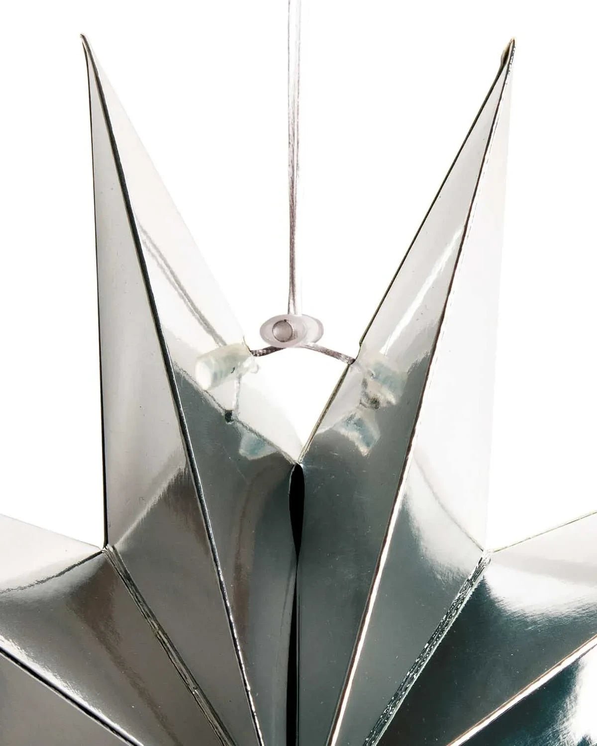 Rico Design - Papierstern Auffaltbar (⌀ 28 cm) • Silber Glänzend - Papierstern - ROSA ECK