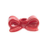 Rico Design - Porzellan Kerzenhalter Schleife • Rot - Kerzenständer - ROSA ECK