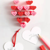 Rico Design - Radiergummi • Chingu Herzen Neonpink - ROSA ECK
