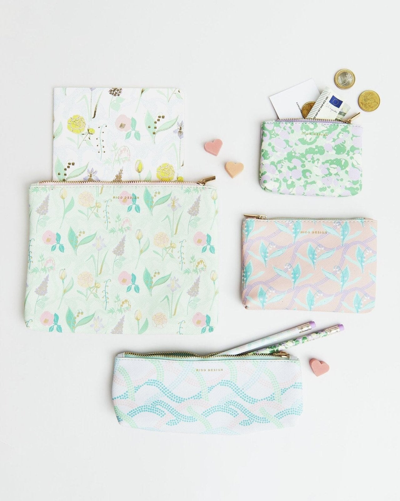 Rico Design - Radiergummi • Herz Peach - ROSA ECK