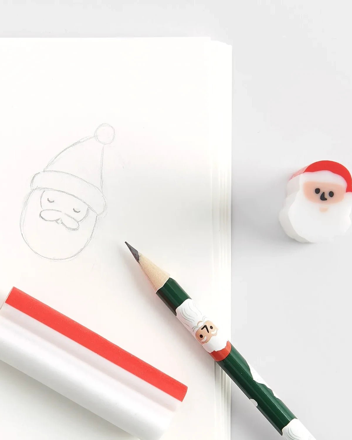 Rico Design - Radiergummi Weihnachtsmann - Radiergummi - ROSA ECK