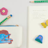 Rico Design - Radiergummis Midsommar Magic • (6 Stück) - Radiergummi - ROSA ECK