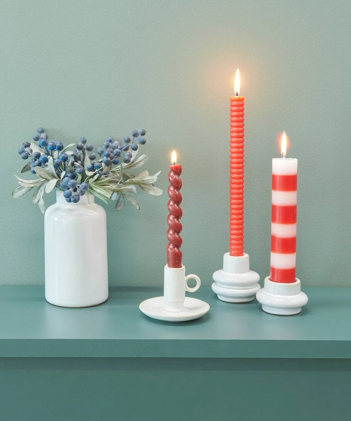 Rico Design - Ringkerze • Rot - Kerzen - ROSA ECK