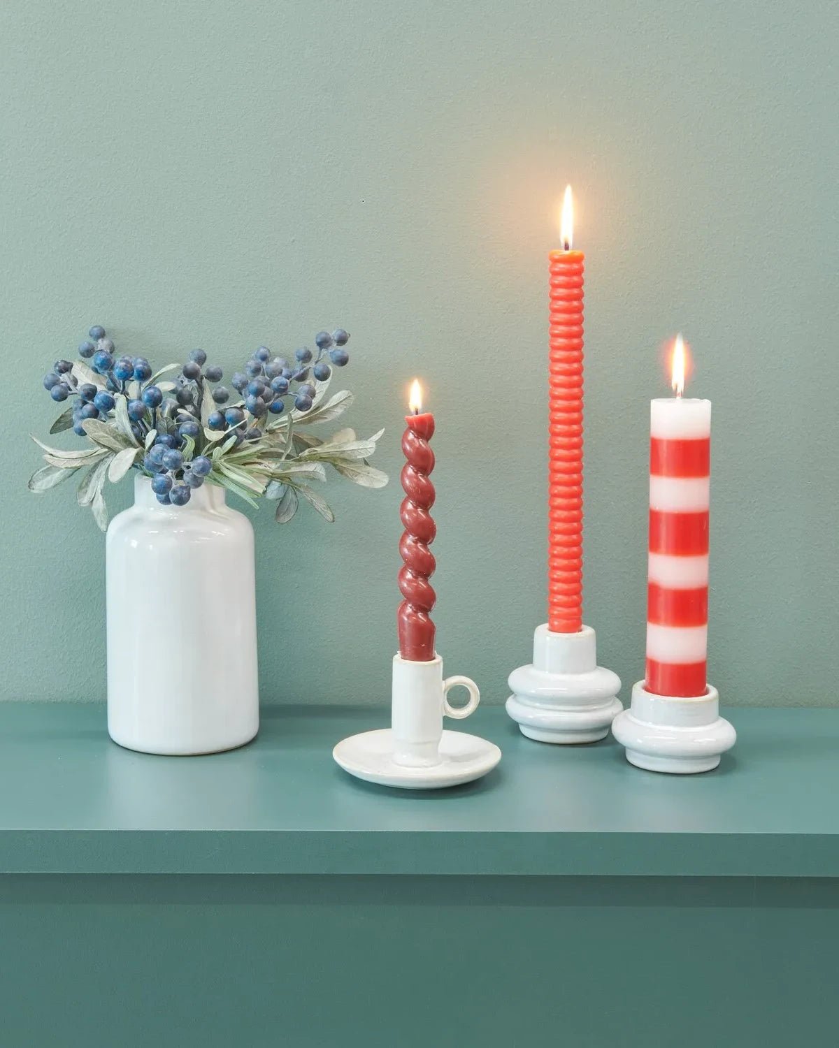 Rico Design - Ringkerze • Rot - Kerzen - ROSA ECK