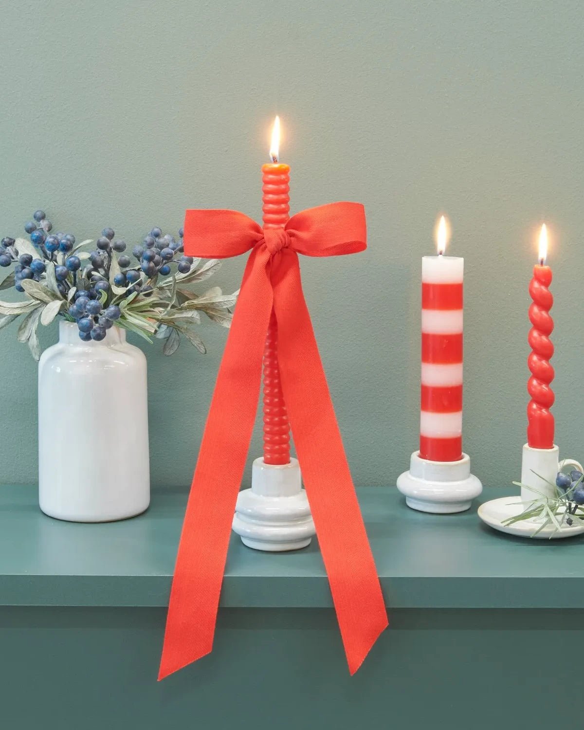 Rico Design - Ringkerze • Rot - Kerzen - ROSA ECK