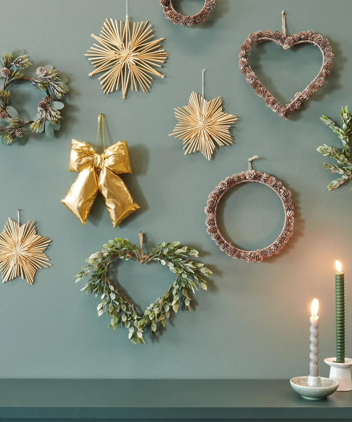 Rico Design - Ringkerze • Tannengrün - Kerzen - ROSA ECK