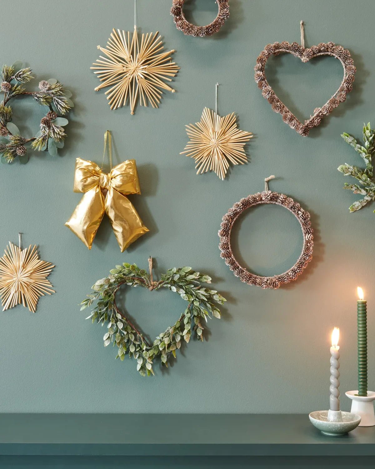 Rico Design - Ringkerze • Tannengrün - Kerzen - ROSA ECK