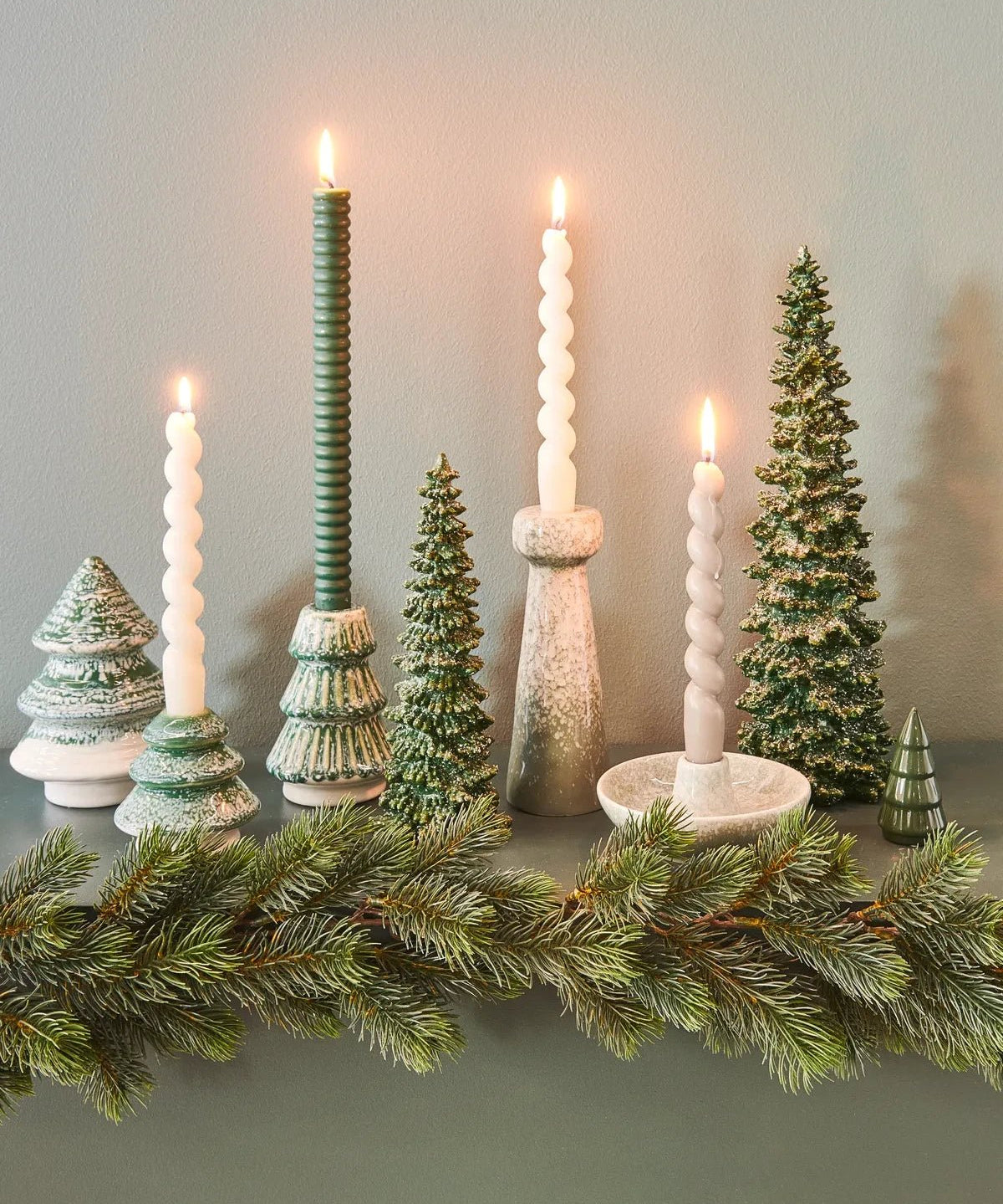 Rico Design - Ringkerze • Tannengrün - Kerzen - ROSA ECK