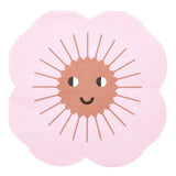 Rico Design - Serviette Blume - Serviette - ROSA ECK - Rosa, ,