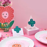 Rico Design - Serviette Blume - Serviette - ROSA ECK - Rosa, ,