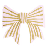 Rico Design - Serviette Schleife | Streifen Rosa - Serviette - ROSA ECK - , ,