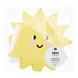Rico Design - Serviette Sonne - Serviette - ROSA ECK - Gelb, ,