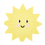 Rico Design - Serviette Sonne - Serviette - ROSA ECK - Gelb, ,